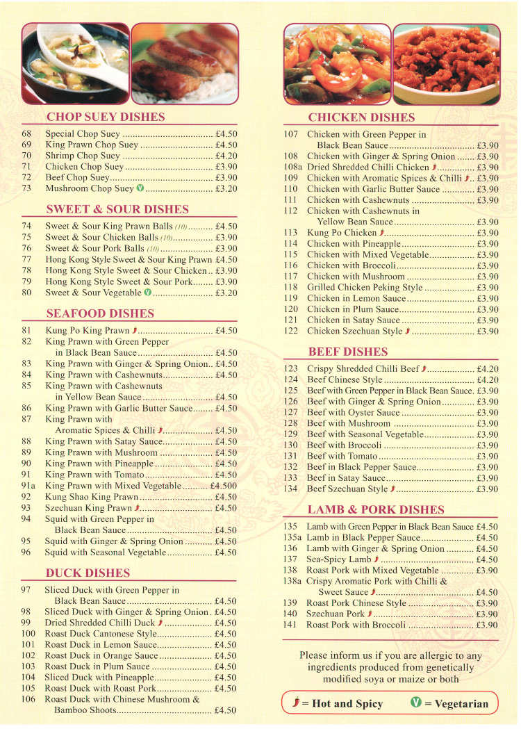 Taste Of China Chinese restaurant on Fishponds Road, Bristol - Everymenu